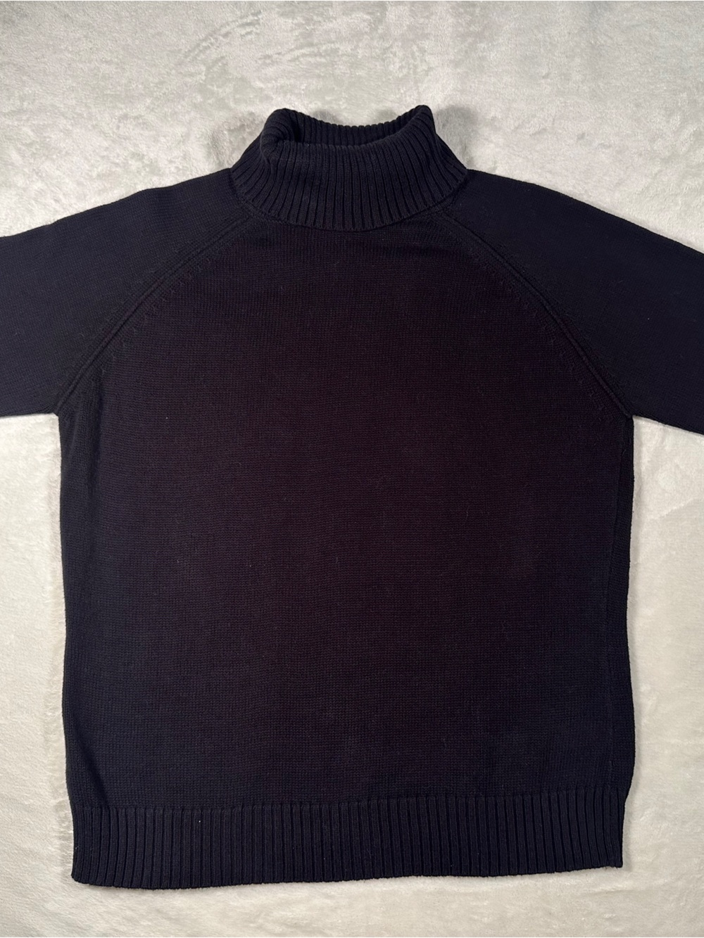 Karen Scott Men's Black Turtleneck Sweater